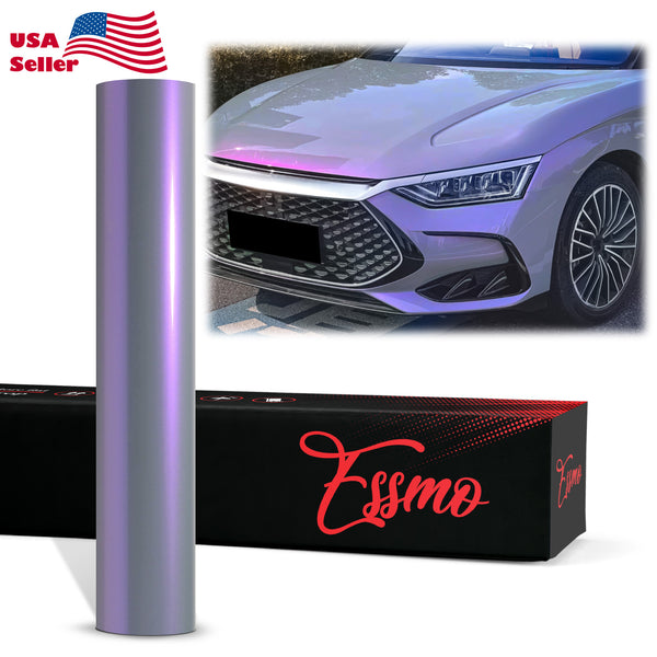 PET Space Candy Gloss Gray Purple Vinyl Wrap