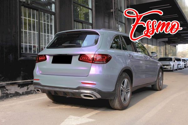 PET Space Candy Gloss Gray Purple Vinyl Wrap