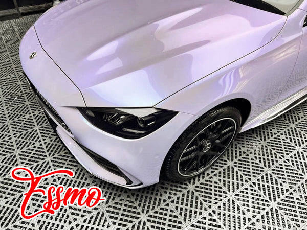 PET Space Candy Gloss Silver Lavender Vinyl Wrap