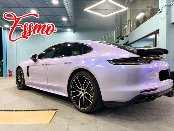 PET Space Candy Gloss Silver Lavender Vinyl Wrap