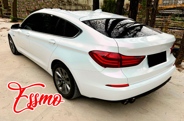 PET Galaxy Dust Gloss White Red Color Shift Vinyl Wrap
