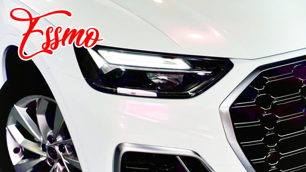 PET Galaxy Dust Gloss White Red Color Shift Vinyl Wrap