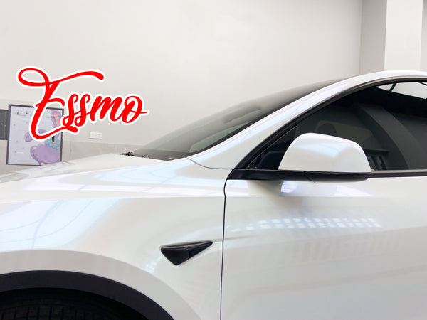 PET Galaxy Dust Gloss White Blue Color Shift Vinyl Wrap