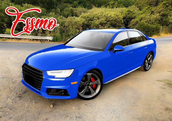 PET Super Gloss Sapphire Blue Vinyl Wrap