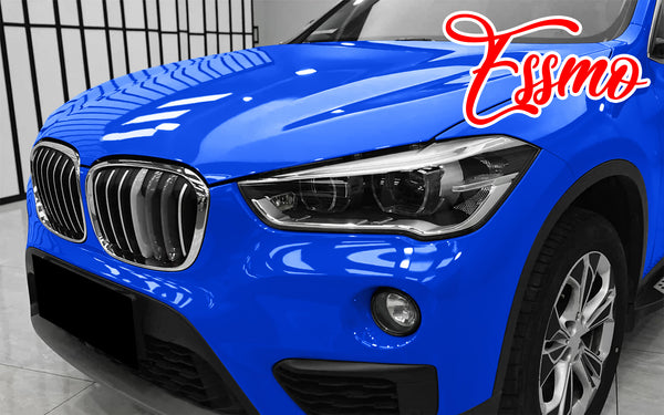 PET Super Gloss Sapphire Blue Vinyl Wrap