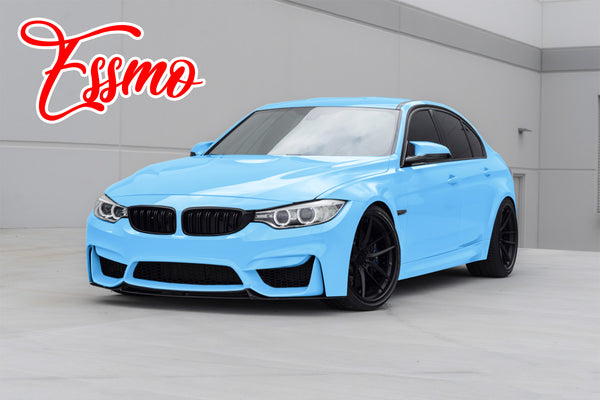 PET Super Gloss Light Blue Vinyl Wrap