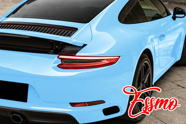 PET Super Gloss Light Blue Vinyl Wrap