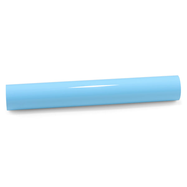 PET Super Gloss Light Blue Vinyl Wrap