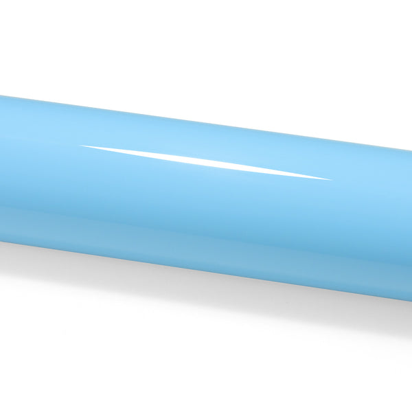 PET Super Gloss Light Blue Vinyl Wrap