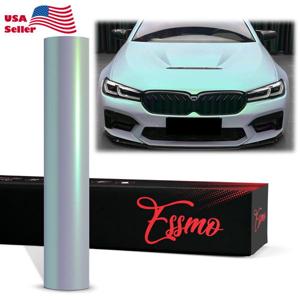 PET Space Candy Matte Platinum Green Vinyl Wrap