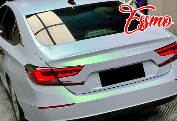 PET Space Candy Matte Platinum Green Vinyl Wrap