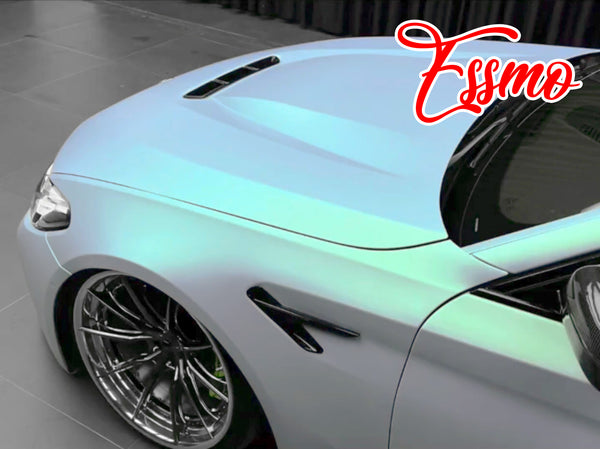 PET Space Candy Matte Platinum Green Vinyl Wrap