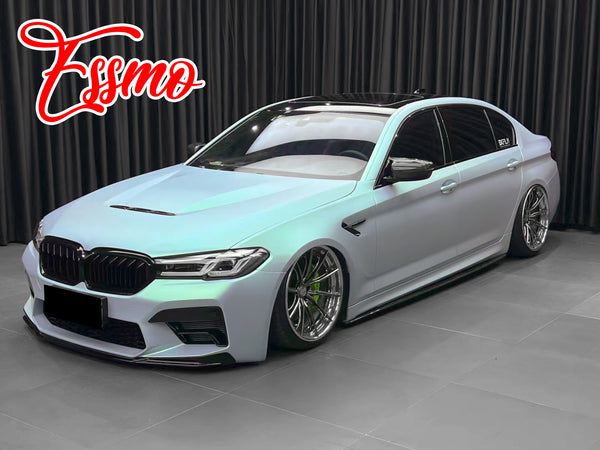 PET Space Candy Matte Platinum Green Vinyl Wrap