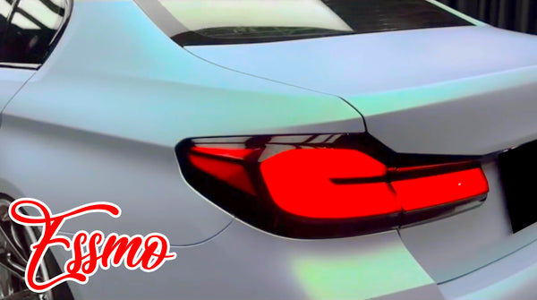 PET Space Candy Matte Platinum Green Vinyl Wrap