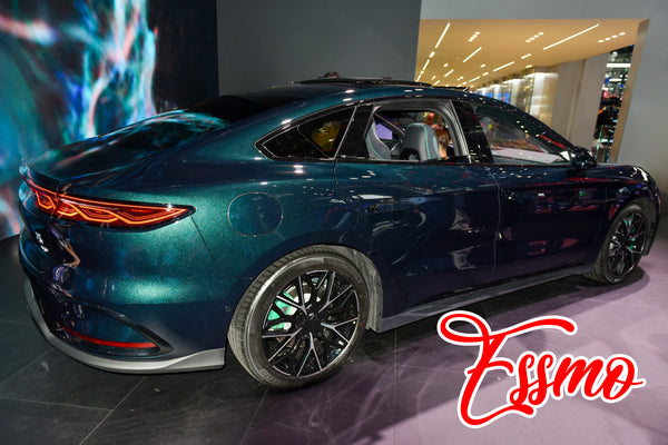 PET Galaxy Dust Gloss Galactic Green Color Shift Vinyl Wrap