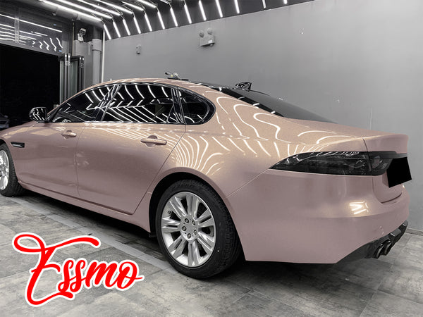 PET Super Gloss Metallic Smoky Pearl Pink Vinyl Wrap