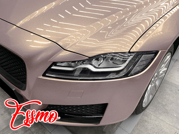 PET Super Gloss Metallic Smoky Pearl Pink Vinyl Wrap