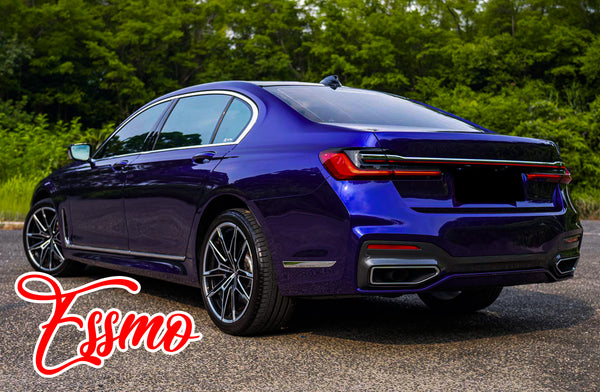 PET Super Gloss Metallic Royal Indigo Blue Vinyl Wrap