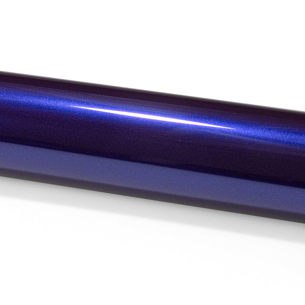 PET Super Gloss Metallic Royal Indigo Blue Vinyl Wrap