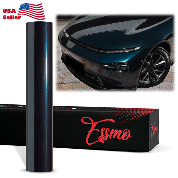 PET Super Gloss Metallic Turquoise Green Vinyl Wrap