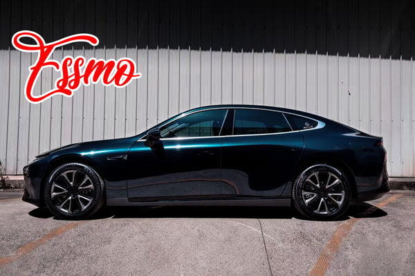 PET Super Gloss Metallic Turquoise Green Vinyl Wrap