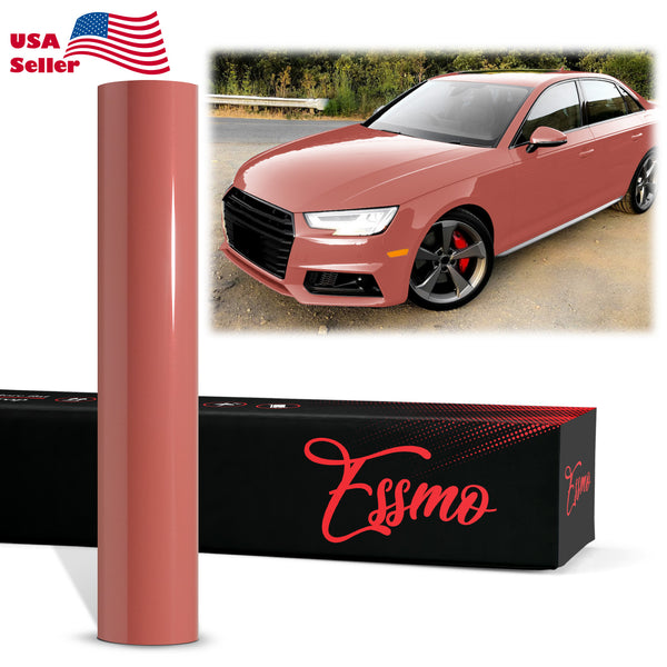 PET Super Gloss Morganite Red Vinyl Wrap