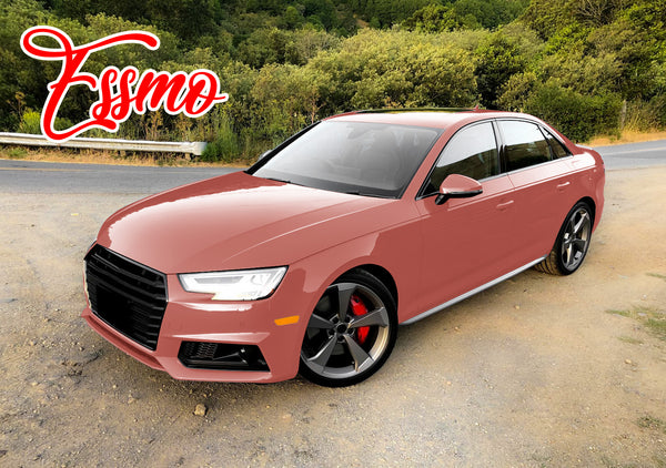 PET Super Gloss Morganite Red Vinyl Wrap