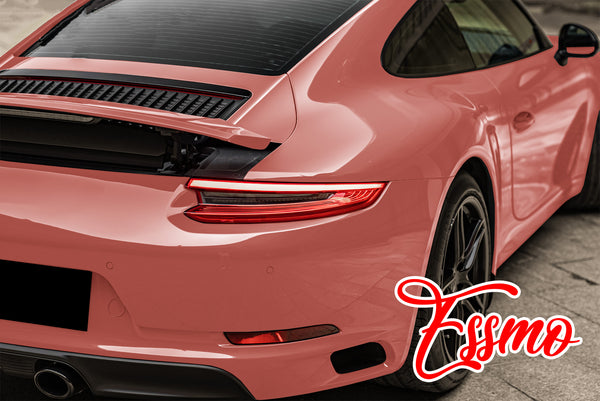 PET Super Gloss Morganite Red Vinyl Wrap