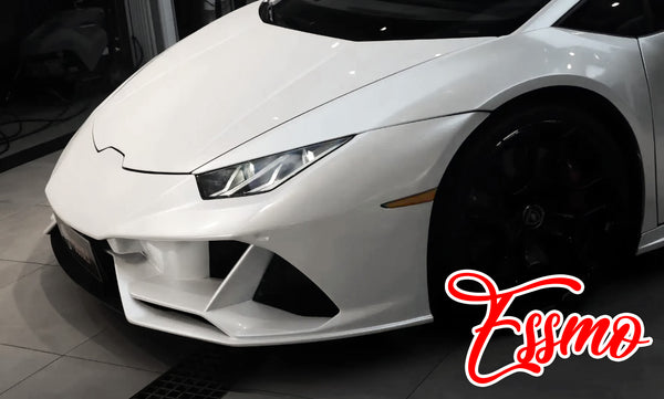 PET Super Gloss Metallic Shell White Vinyl Wrap