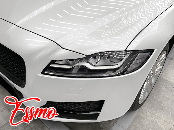 PET Super Gloss Metallic Pearl White Vinyl Wrap