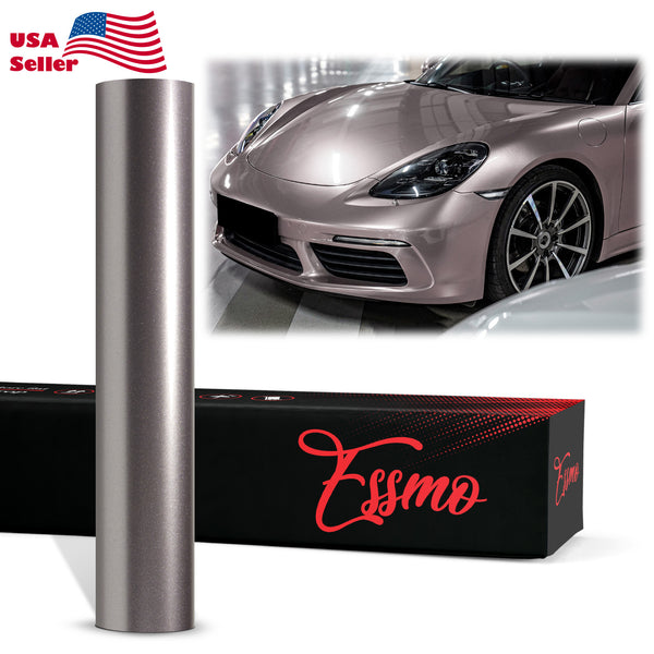PET Super Gloss Metallic Battle Gray Vinyl Wrap