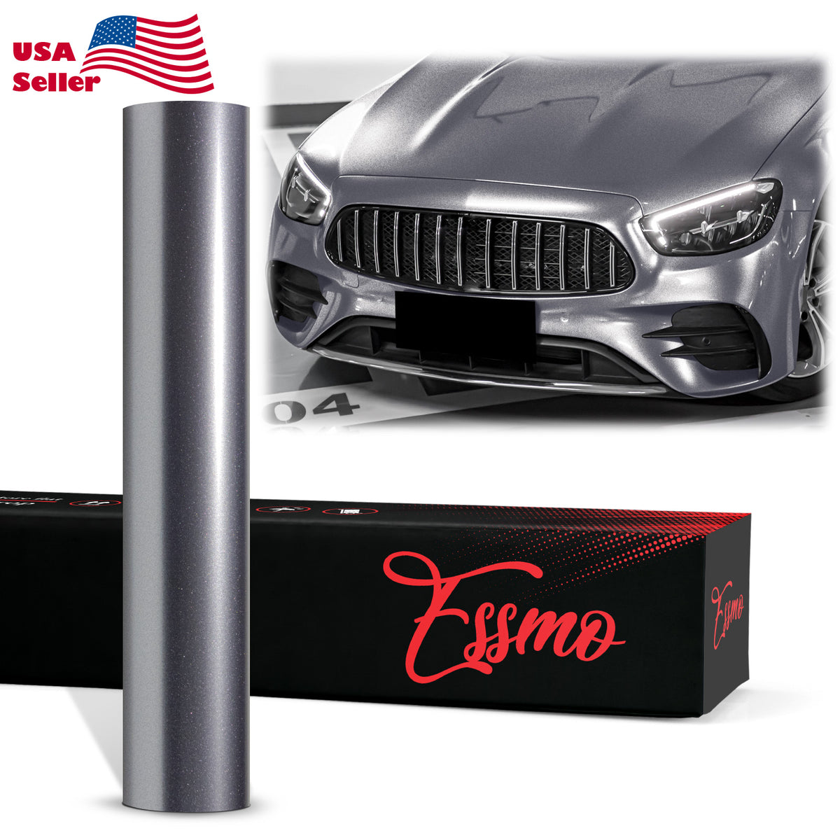 PET Super Gloss Metallic Space Gray Vinyl Wrap – EzAuto Wrap