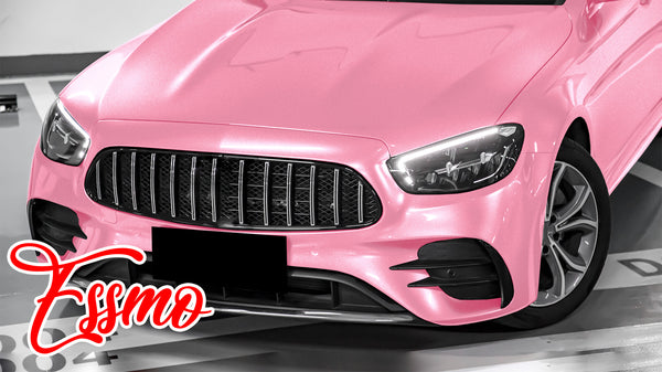 PET Super Gloss Metallic Petal Pink Vinyl Wrap