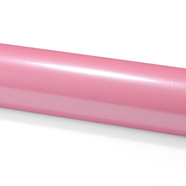PET Super Gloss Metallic Petal Pink Vinyl Wrap