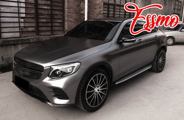 PET Pearl Metallic Selenite Gray Vinyl Wrap