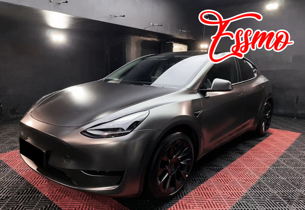 PET Pearl Metallic Selenite Gray Vinyl Wrap
