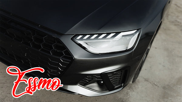 PET Super Gloss Metallic Charcoal Gray Vinyl Wrap