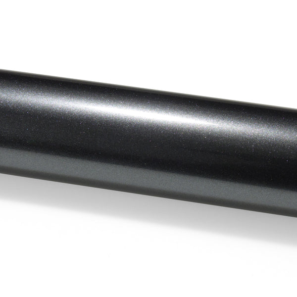 PET Super Gloss Metallic Charcoal Gray Vinyl Wrap