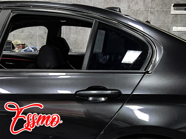 PET Super Gloss Metallic Shadow Gray Vinyl Wrap