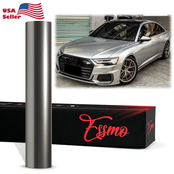 PET Liquid Metallic Chrome Silver Vinyl Wrap