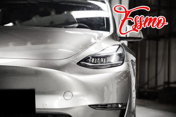 PET Liquid Metallic Chrome Silver Vinyl Wrap