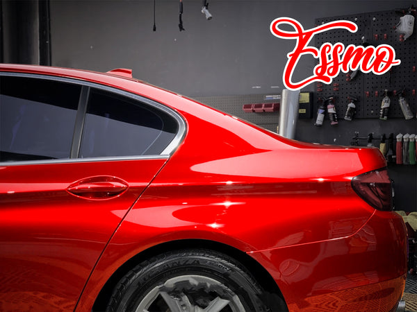 PET Super Gloss Metallic Soul Red Vinyl Wrap