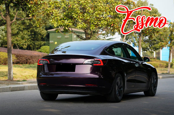 PET Super Gloss Metallic Midnight Magenta Vinyl Wrap