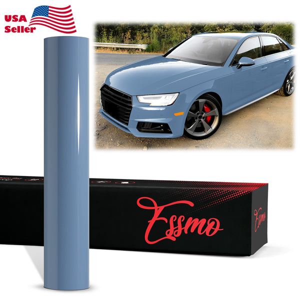PET Super Gloss Porcelain Blue Vinyl Wrap