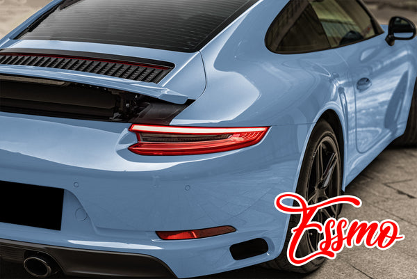 PET Super Gloss Porcelain Blue Vinyl Wrap