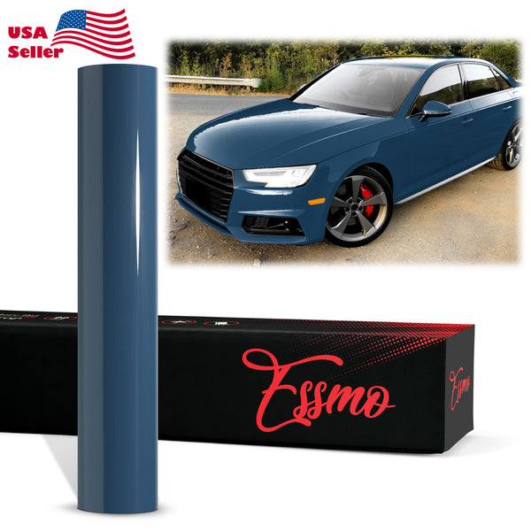 PET Super Gloss Azure Blue Vinyl Wrap