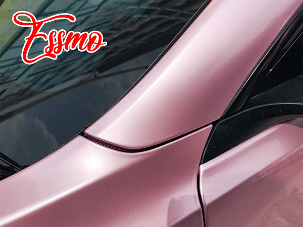PET Super Gloss Metallic Passion Pink Vinyl Wrap