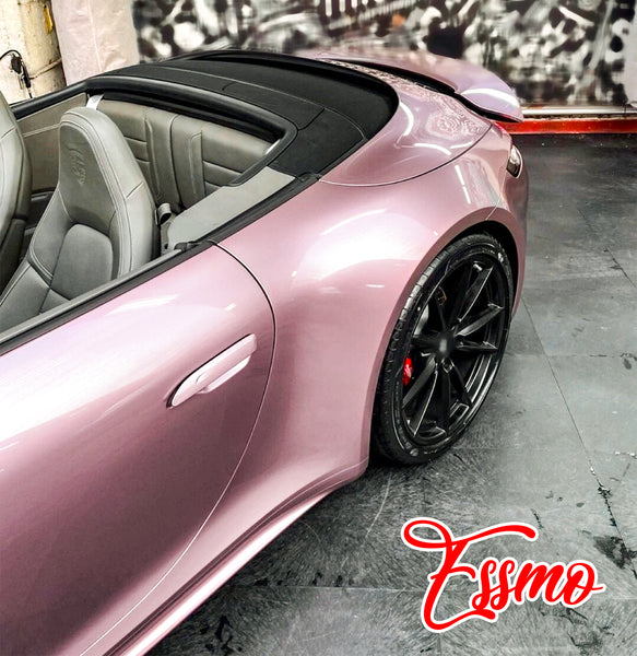 PET Super Gloss Metallic Passion Pink Vinyl Wrap
