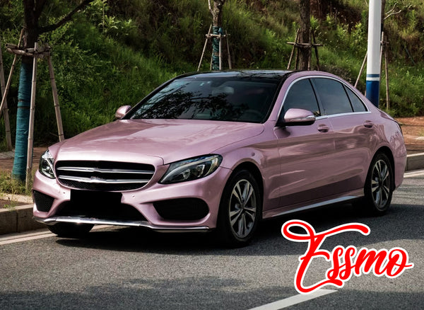 PET Super Gloss Metallic Passion Pink Vinyl Wrap