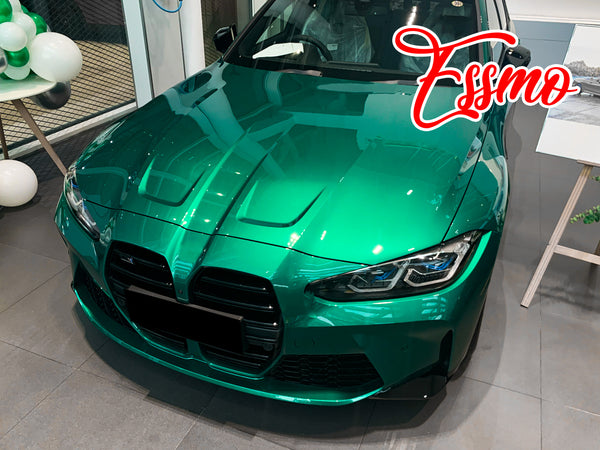 PET Super Gloss Metallic Isle of Man Green Vinyl Wrap